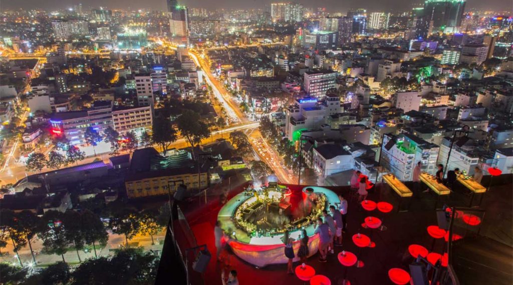 Rooftop Bar: Chill Sky Bar, District 1, Saigon