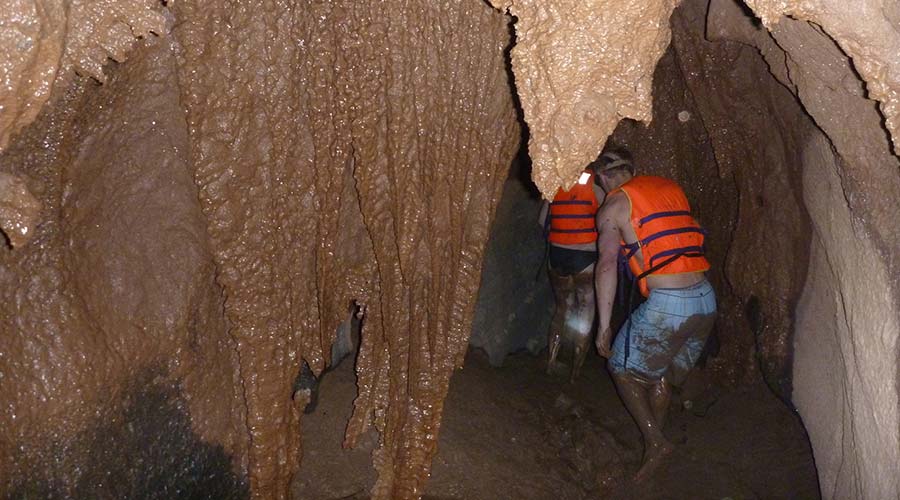 Dark cave Phong Nha