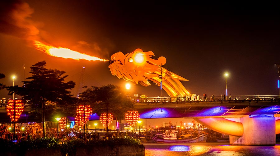 Dragon Bridge brug Danang