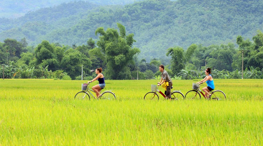 Fietsen in Mai Chau