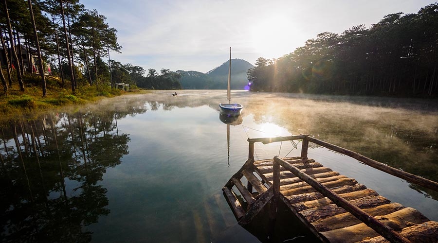 Tuyen Lam lake - meer in Dalat