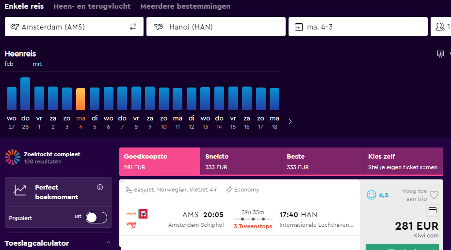 Vliegticket boeken Vietnam