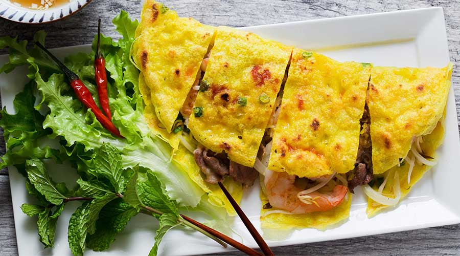 Banh Xeo: Vietnamese pannenkoek