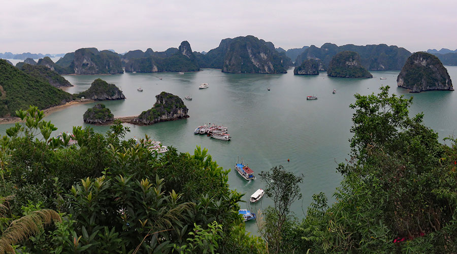 Titop eilandin Halong Bay