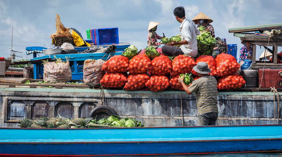Cai Be Floating Market