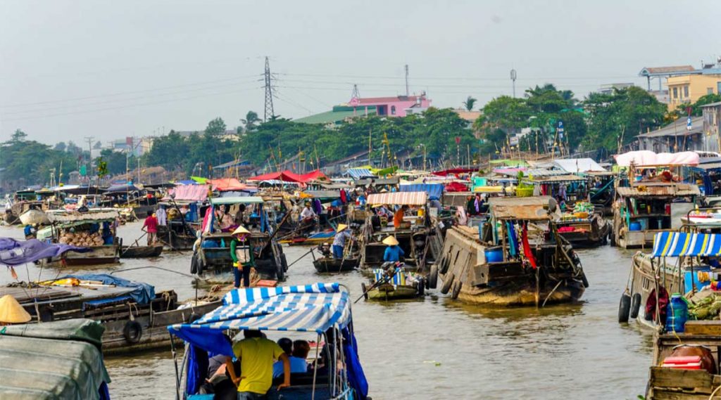 Cai Rang Floating market