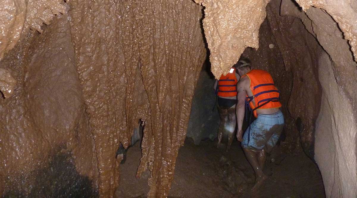 Dark Cave in Vietnam