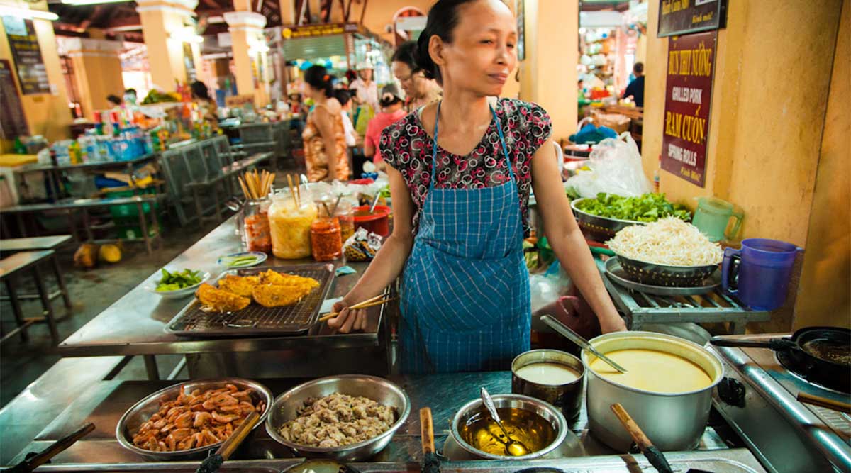 food court van de Hoi An Central Market