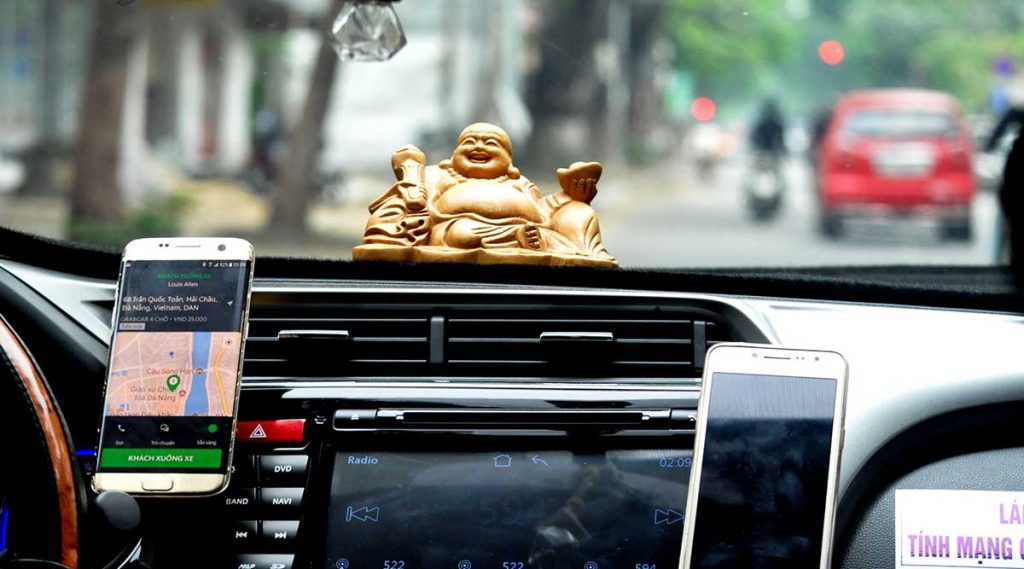 Grab taxi in Vietnam