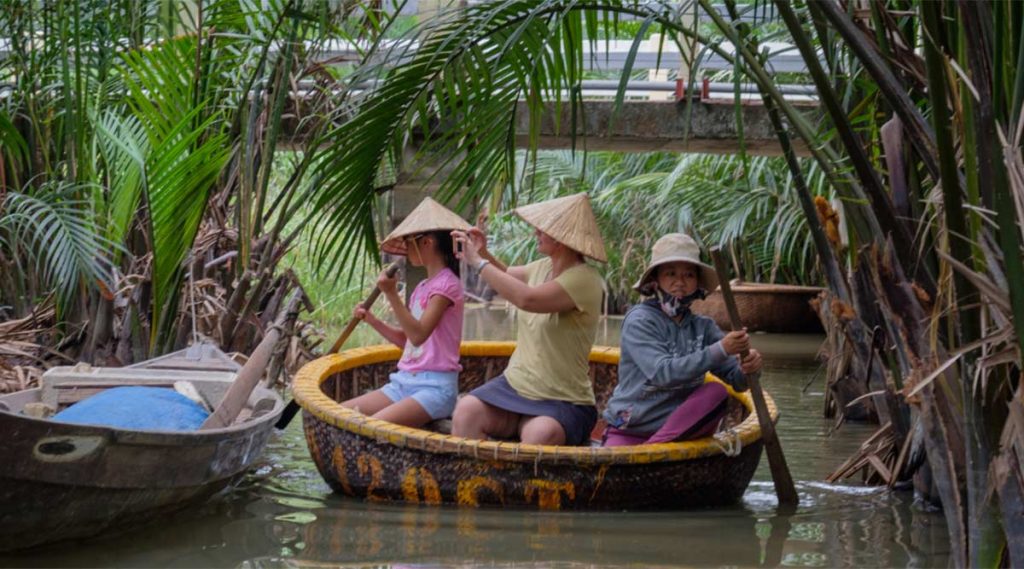 mandboot tocht in Hoi An