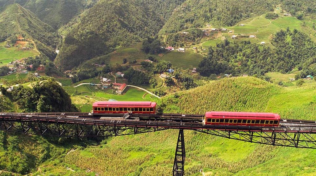 Muong Hoa-bergtrein van Sapa naar Fansipan