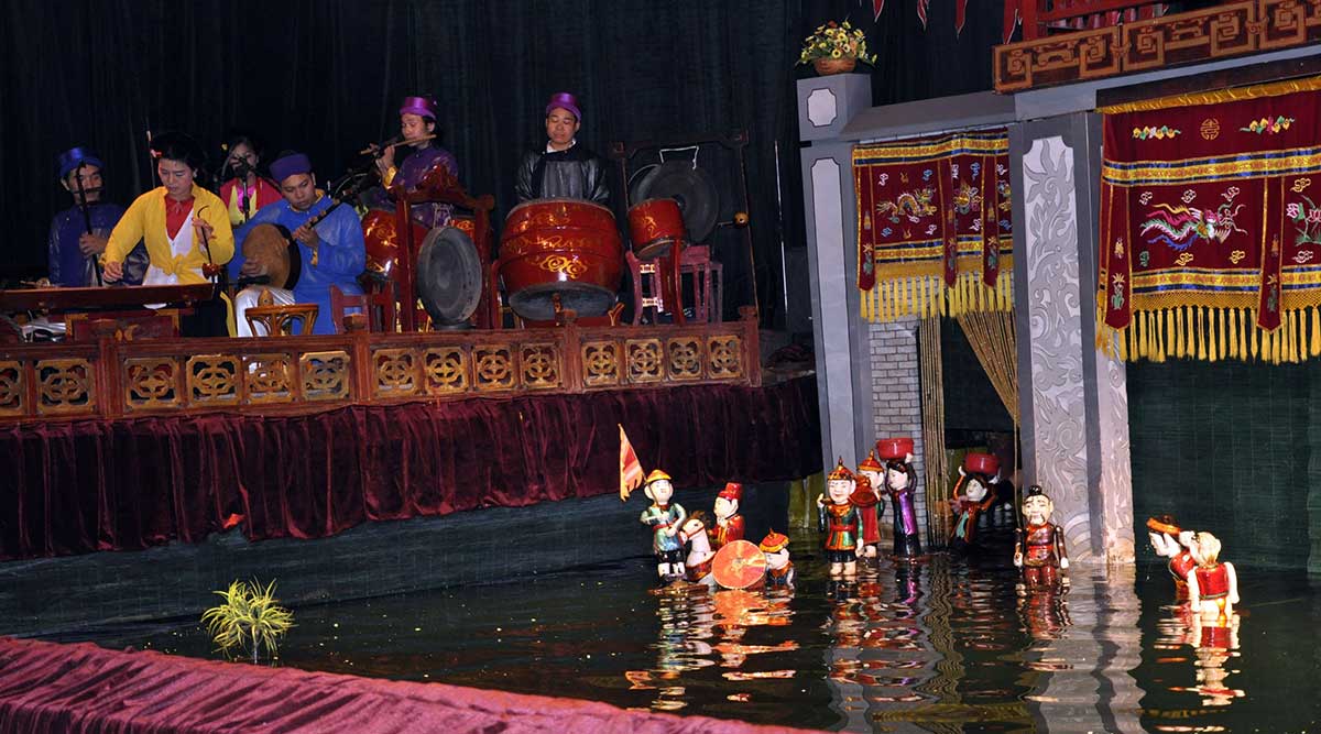 waterpoppenshow in Hanoi