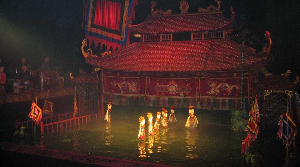 Thang Long waterpoppentheater in Hanoi