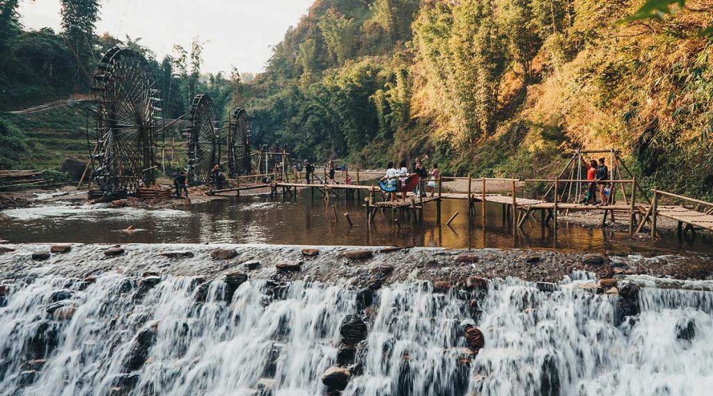 Waterwiel in Cat Cat