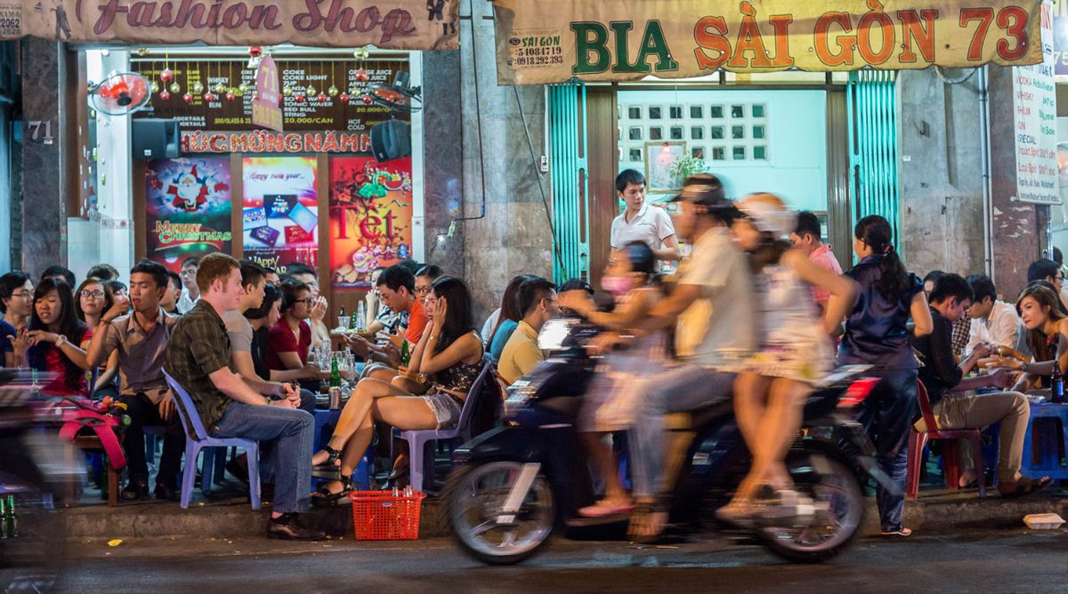 Eten in Bui Vien Street