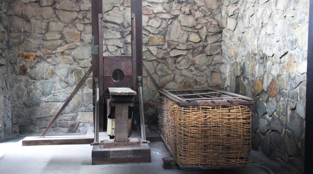 Franse Guillotine in Vietnam
