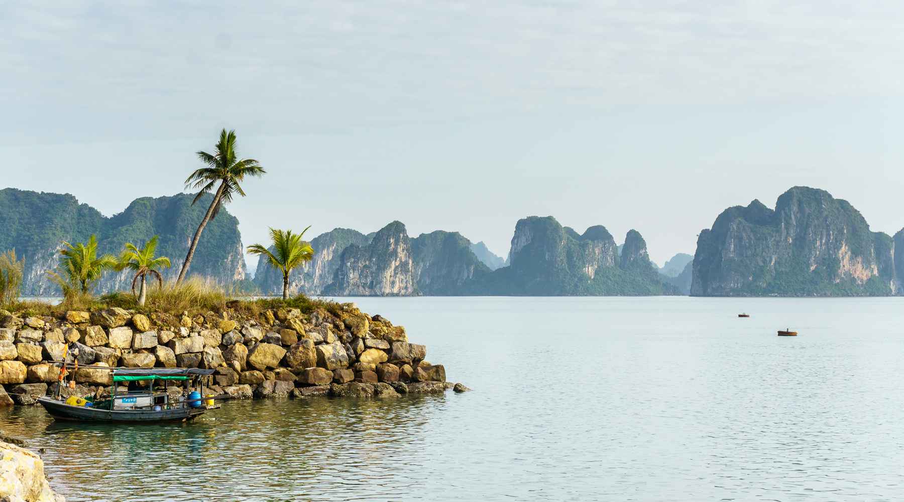 Tuan Chau island in Halong Bay
