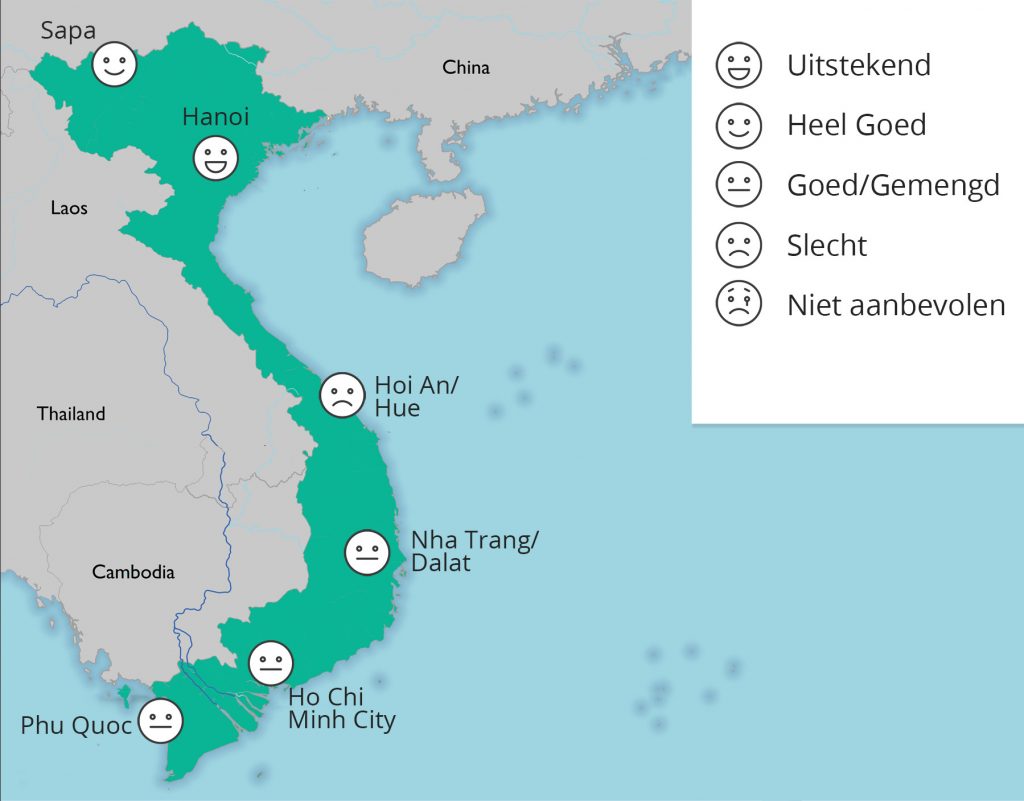 weer Vietnam oktober