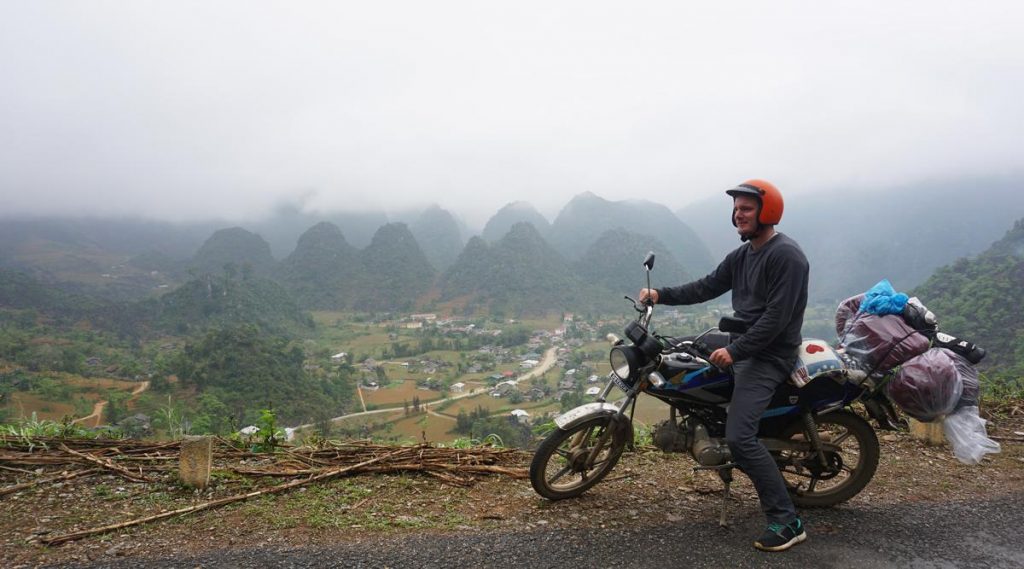 Du GIa weg in Ha Giang