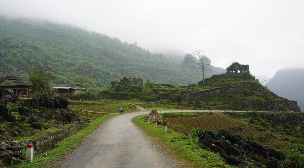 Frans koloniale wachttoren in Ha Giang