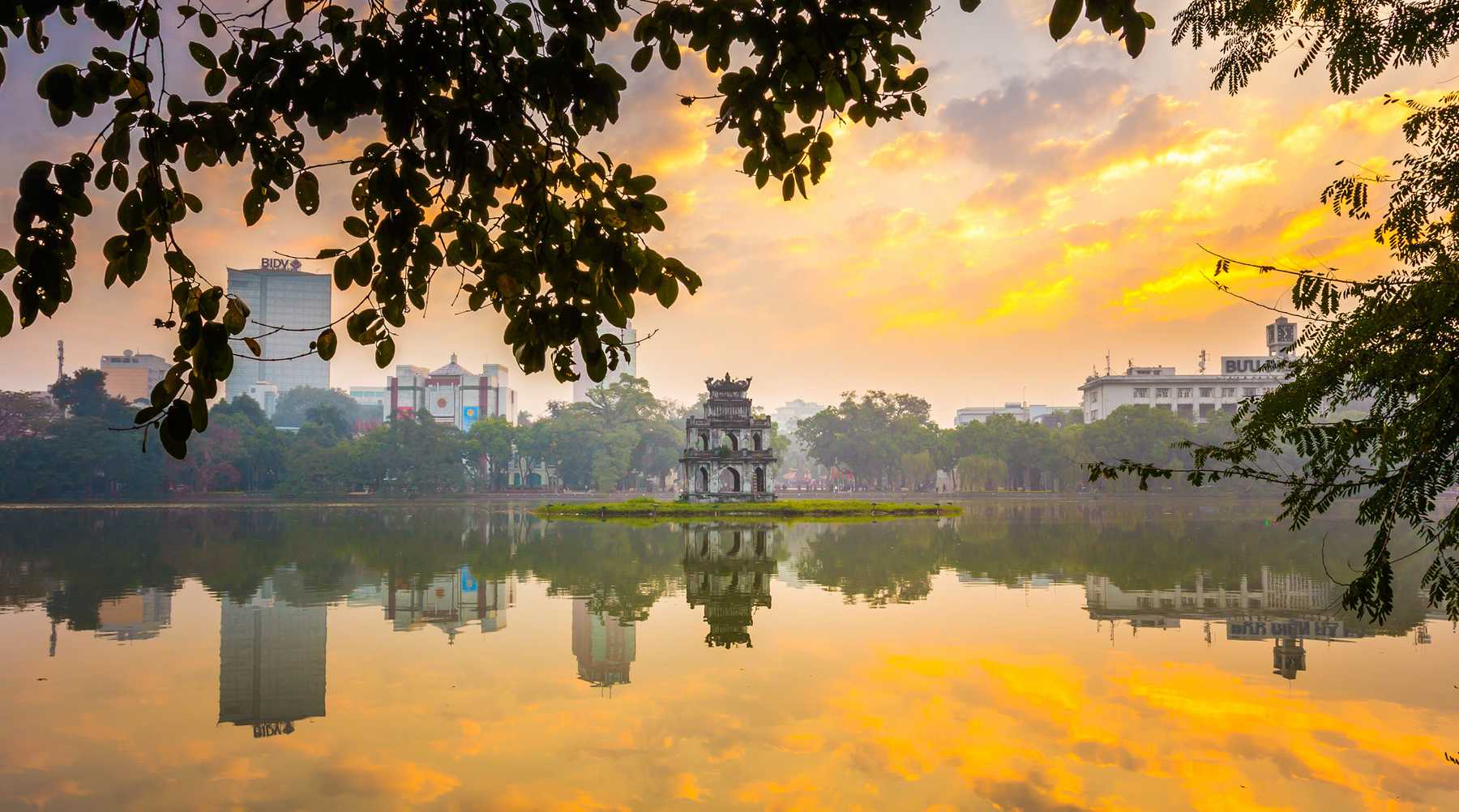 Hoan Kiem meer in Hanoi