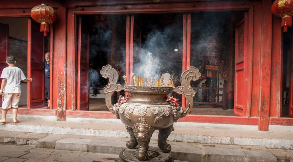 Ngoc Son Tempel in Hoan Kiem meer