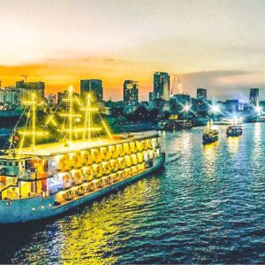 Diner cruise over de Saigon rivier