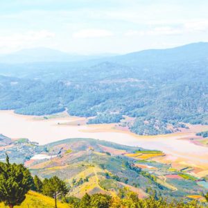 Langbiang berg beklimmen in Dalat