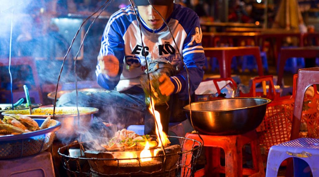 straat eten Dalat