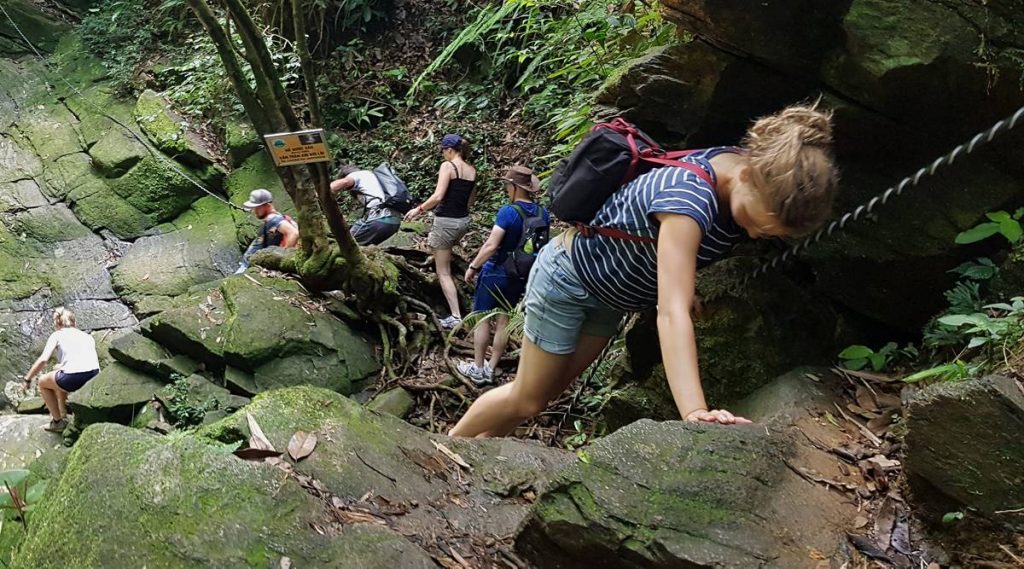 wandelen trekking in Bach Ma Nationaal park