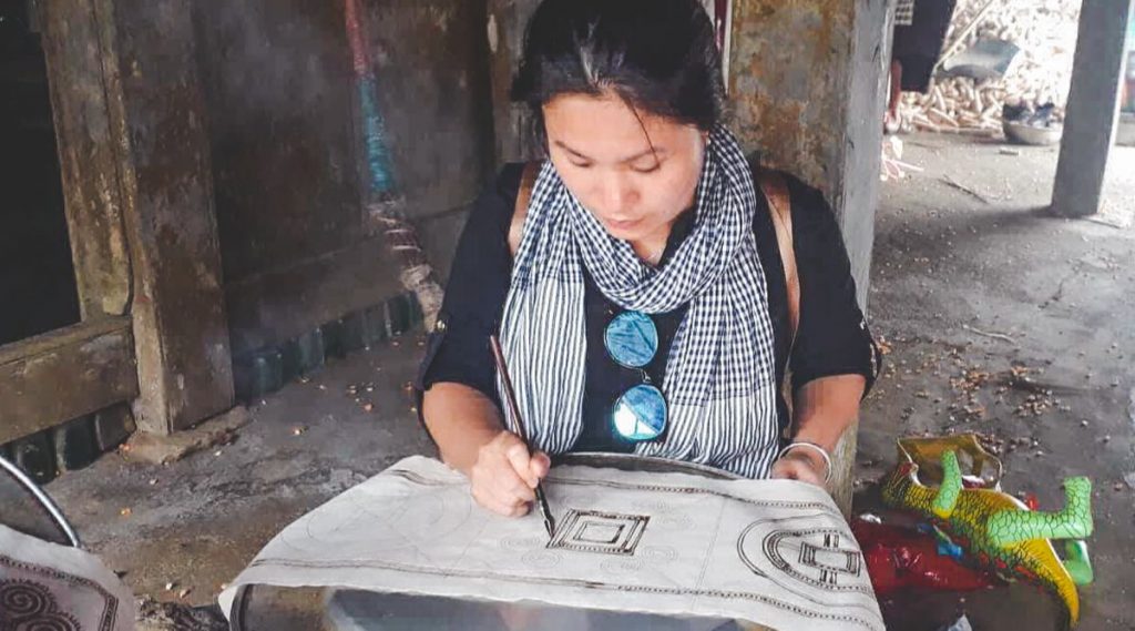 Batik workshop in Mai Chau
