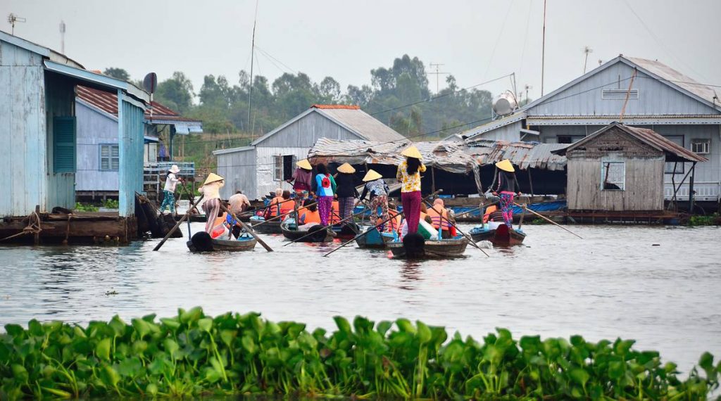Chau Doc drijvend dorp