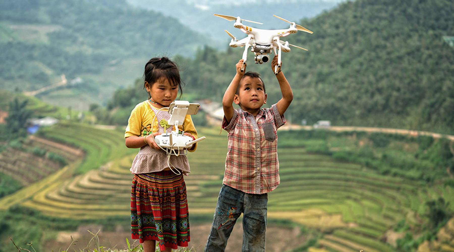 drone vliegen in Vietnam