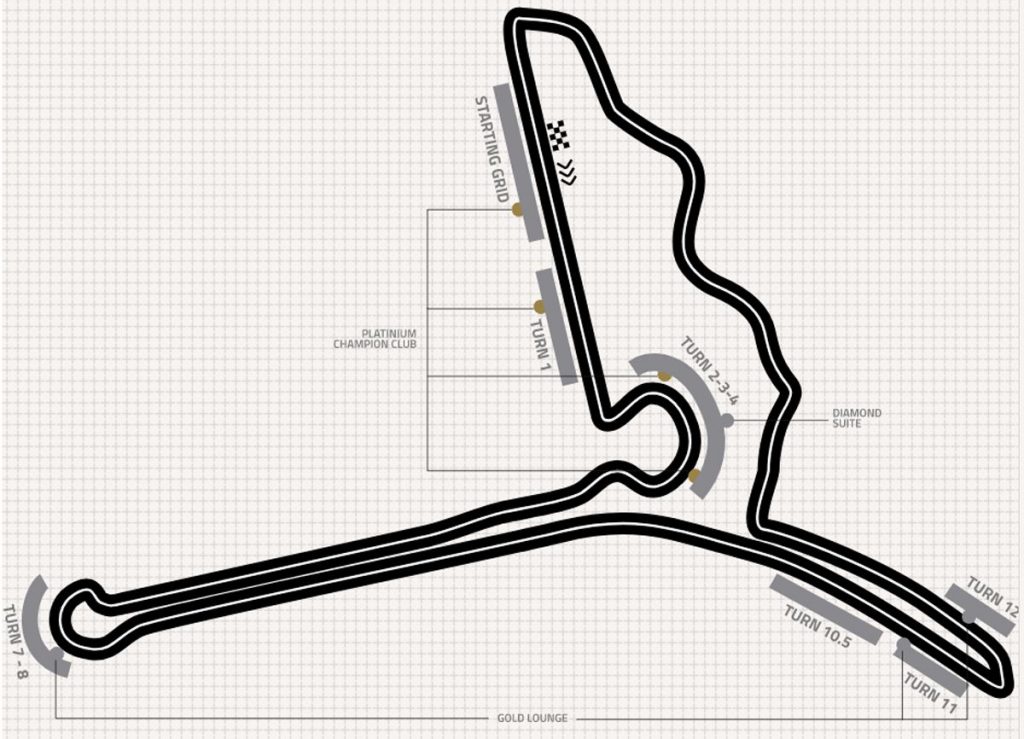 Hanoi circuit plattegrond