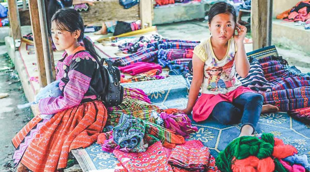 Pa Co markt in Mai Chau