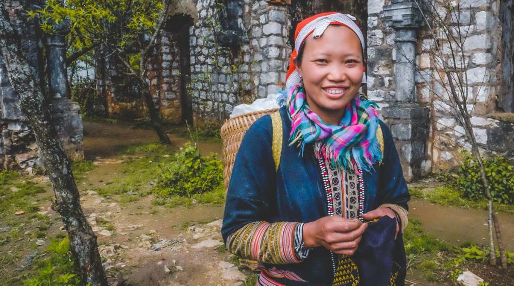 Red Dao trekking in Sapa
