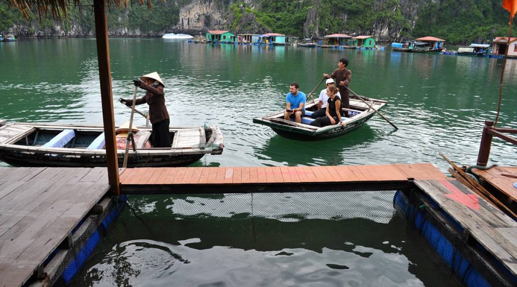 Vung Vieng drijvend vissersdorp