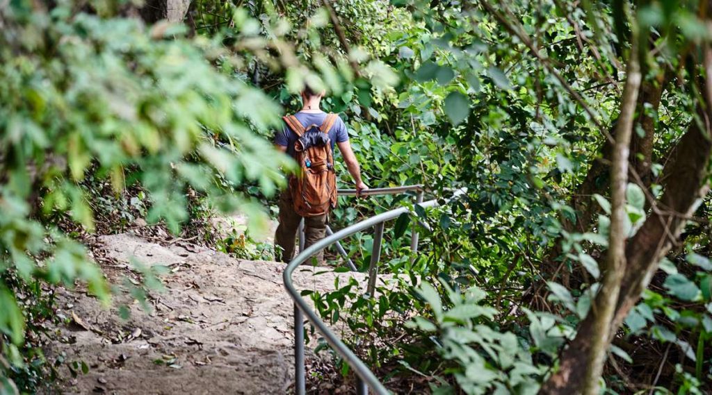 wandelen in Thung Nham Bird Park
