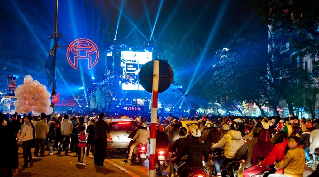 Oud en Nieuw in Hanoi