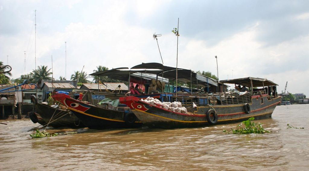 Cai Be drijvende markt