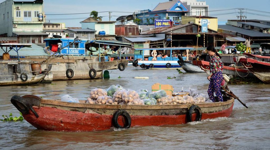 Cai Rang drijvende markt