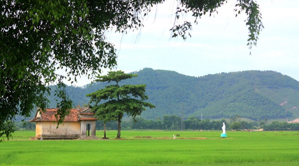 Hue fietsen platteland