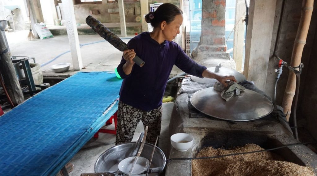rijstpapier maken Hoi An