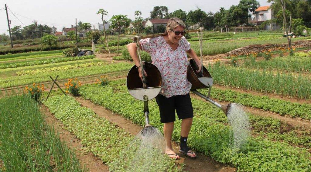 Tra Que groente dorp in Hoi An