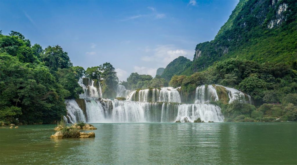 Cao Bang rondreis Ban Gioc waterval