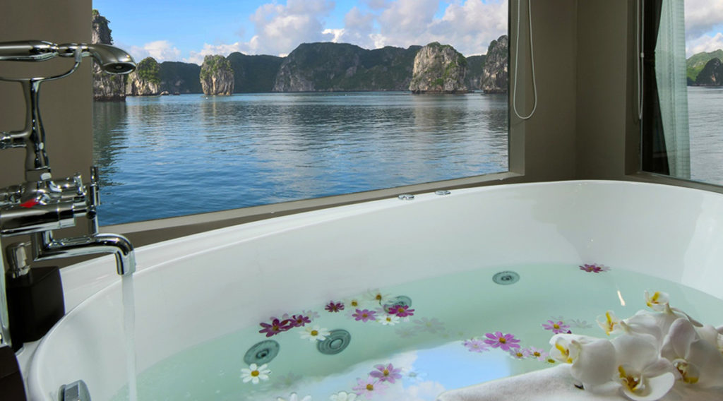 Halong Bay romantische cruise