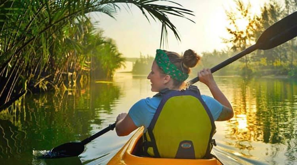 kajakken in Hoi An