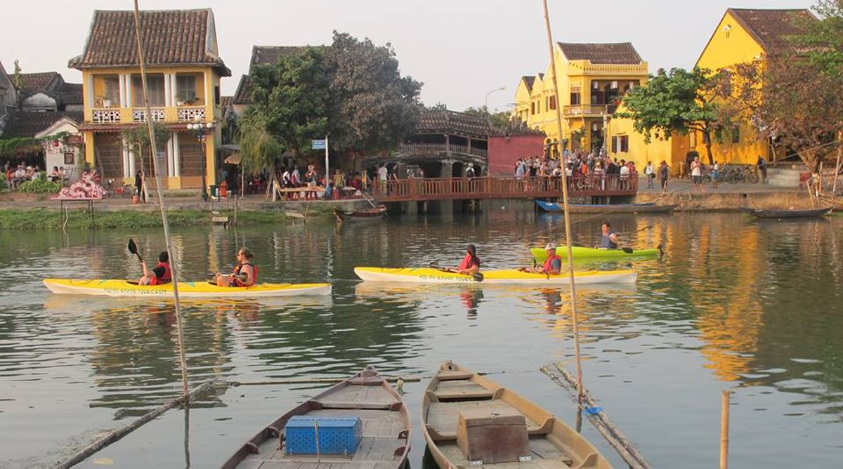 kajakken in Hoi An