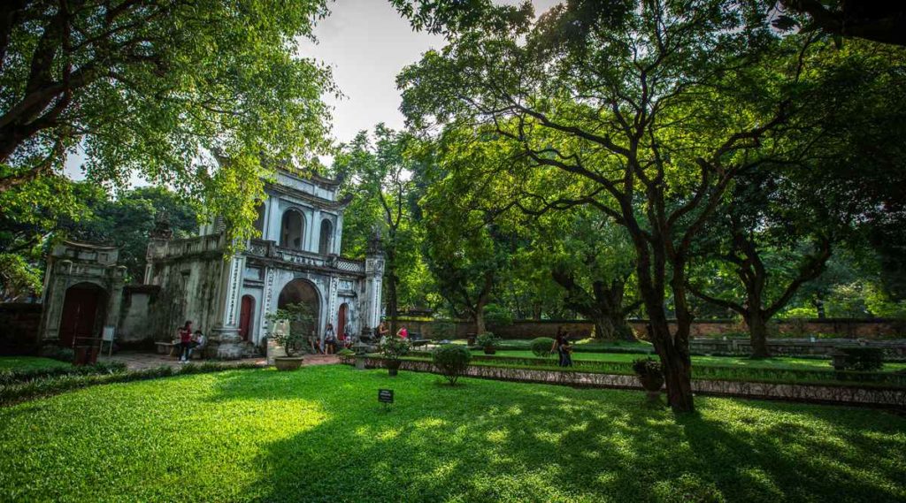 tempel van literatuur in Hanoi
