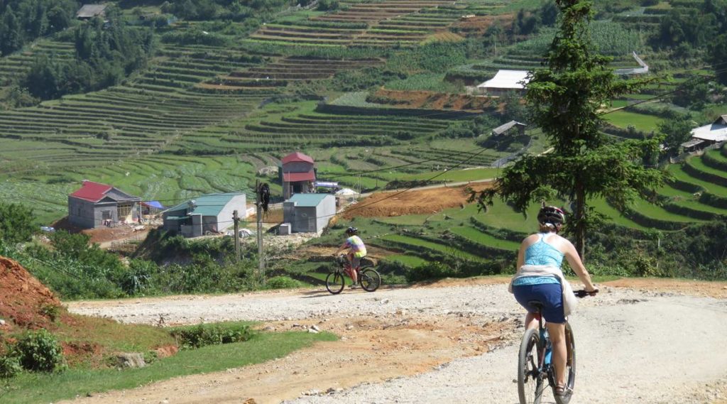 fietsen in Sapa